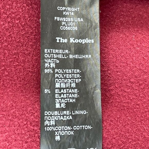 The kooples zip up hoodie small - Picture 7 of 8